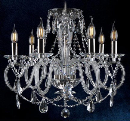 Lampe Luster Hänge Kronleuchter Leuchte Lampen Decken Kristall Leuchten Bohemia