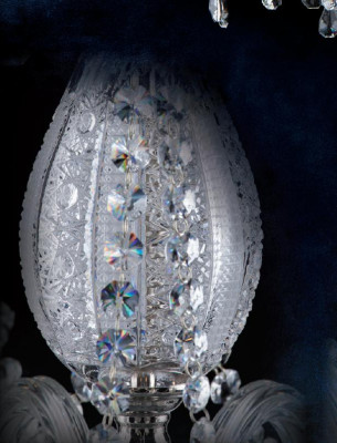 Kristall Leuchte Luster Lampe Leuchte Lampen Decken Kronleuchter Bohemia Decken