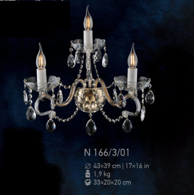 Wandleuchte Bohemia Luster Antik Stil Kronleuchter Wand Lampen Neu Wandlampe Neu