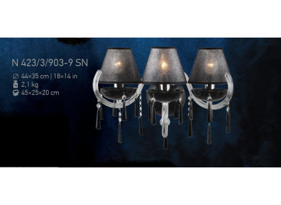 -Klassische Wandleuchte Bohemia Wandlampe Wandkronleuchter Doppel Wand Lampe Neu