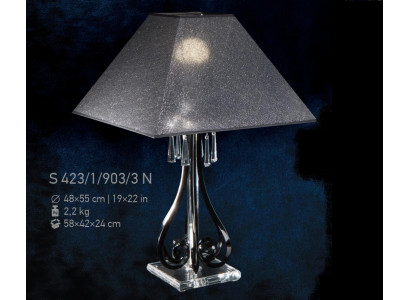 Leuchte Kristall Lampe Tischlampe Weiß Bohemia Steh Nachttisch Neu Schreibtisch