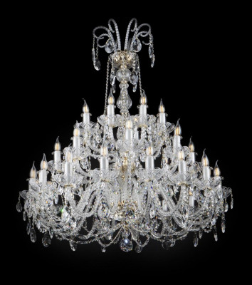 Kristall Kronleuchter Lampe Deckenleuchte Luster Hängeleuchte Bohemia Leuchte