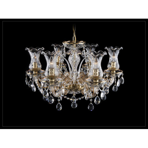 Kronleuchter Leuchte Lampe Luster Kristall Lampen Deckenleuchte Leuchter Bohemia