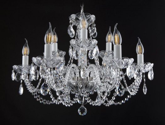 Luster Hänge Lampe Leuchten Kronleuchter Leuchte Bohemia Lampen Kristall Decken