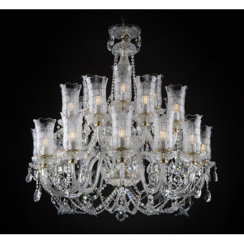 Königlicher Palast Bohemia Kronleuchter Deckenlampe Lampe Leuchten 24x Lampen