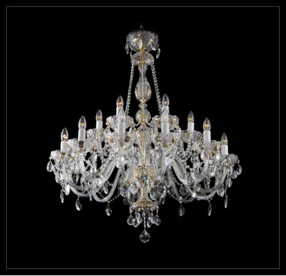 Kristall Hängeleuchte Kronleuchter Pendelleuchte Deckenlampe Elite Bohemia Lampe