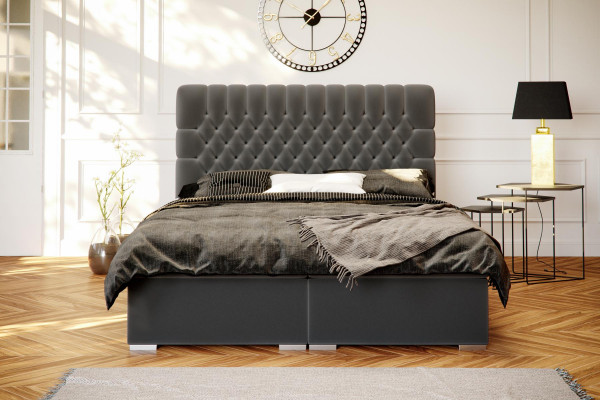 Boxspring Bett Hotel Doppel Chesterfield Luxus Betten Polster Kasten Funktion