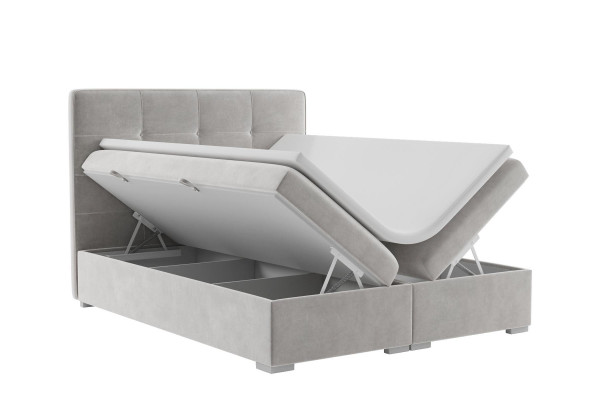 Chesterfield Boxspring Bett Hotel Doppel Komplett Set Matratze Topper Betten Neu