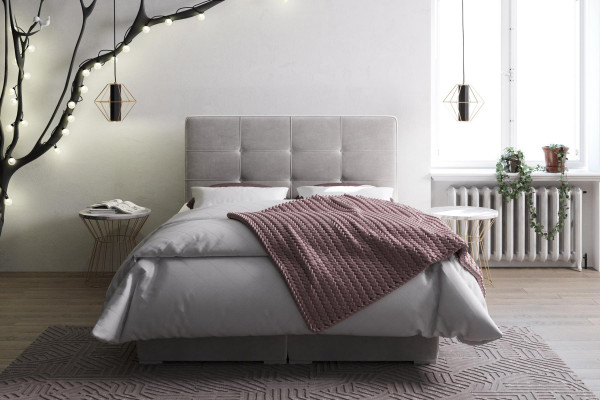 Chesterfield Boxspring Bett Hotel Doppel Komplett Set Matratze Topper Betten Neu