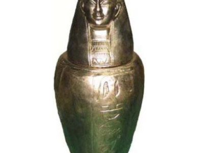 Kanope Urne Sarkophag Ägypten Pharao Ramses Deko Ägyptische Figur 46 cm XXL Neu