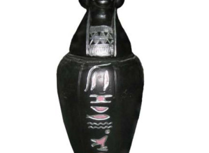 Kanope Urne Sarkophag Ägypten Pharao aus Kunststoff Ramses Deko Ägyptische Neu