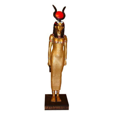 Ägypten Skulptur Göttin Isis  Figur Statue Figuren Statuen Antik Stil 33cm Neu