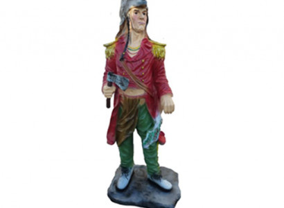 Statue Skulptur Holzfäller 75 cm Figur Statuen Skulpturen Hand bemalte Figuren