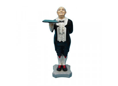 Butler Figur Statue Figuren Statuen Skulptur Restaurant Hotel 110cm Ablage Neu