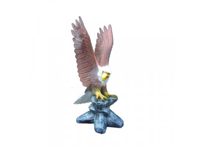 USA Adler Falke Abstrakte moderne Statue Figur Greifvogel Garten Deko 100cm
