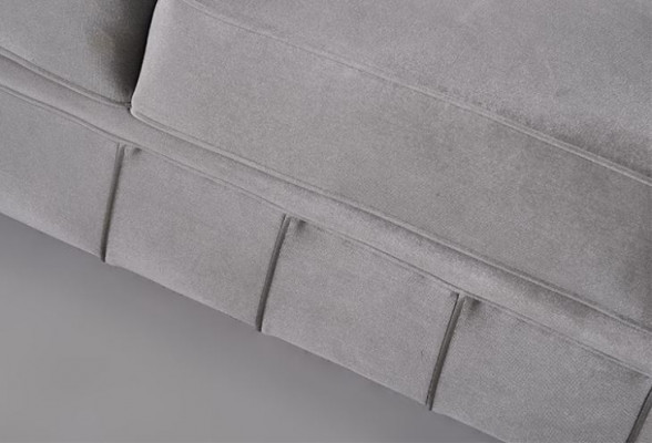 Chesterfield Sofa Couch Polster Stoff Leder Couchen  Polster Garnitur 3 Sitzers
