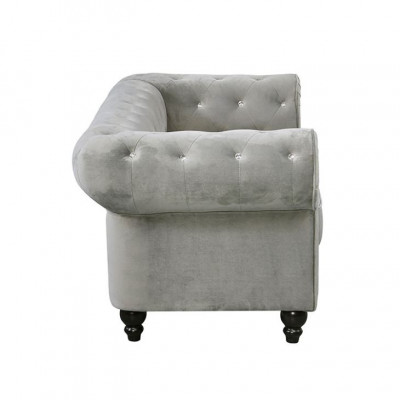Chesterfield Sofa Couch Polster Stoff Leder Couchen Polster Garnitur 2 Sitzer