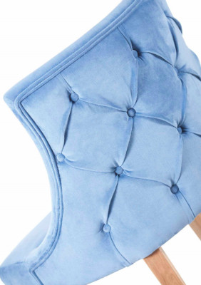 Design Chesterfield Lehnstuhl Stuhl Stoff Stühle Polster Luxus Sessel Esszimmer