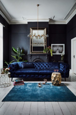 Sofa Couch Polster Sitz Moderne Couchen Samt Velvet Wohnzimmer Sitzmöbel Neu