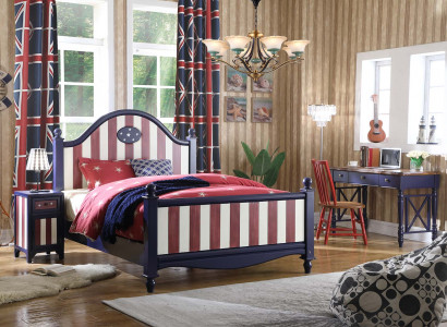 American Design 1x Nachttisch Beistell Konsolen Tische Möbel Holz Neu Tisch Echt
