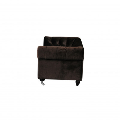 jvmoebel ® - Leder Sofa Couch  Royal Braun Polster Zweisitzer Couch Garnitur Neu