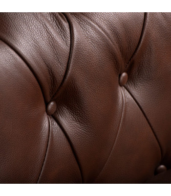 Chesterfield 3 Sitzer Klassische Luxus Barock Rokoko Sofa Textil Leder Couch Neu