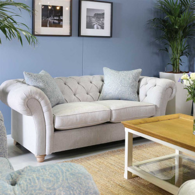 jvmoebel ®  Leder Sofa Couch - Design Polster Zweisitzer Couch Garnitur Blau Neu