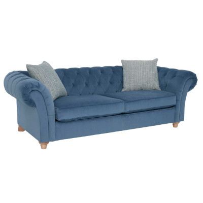 jvmoebel ®  Leder Sofa Couch - Design Polster Zweisitzer Couch Garnitur Blau Neu