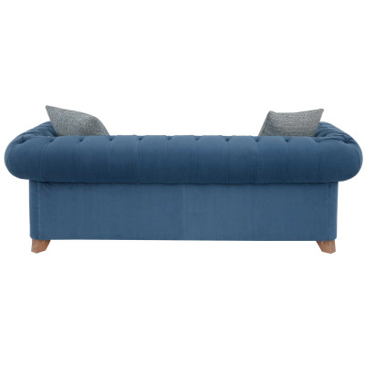 jvmoebel ®  Leder Sofa Couch - Design Polster Zweisitzer Couch Garnitur Blau Neu