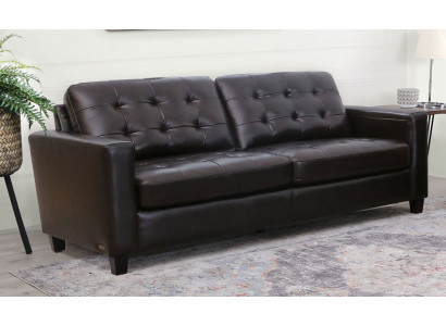 Chesterfield 3 Sitzer Sofa Ledersofa Couch Polster Sitz Garnitur 3er Sofas Neu