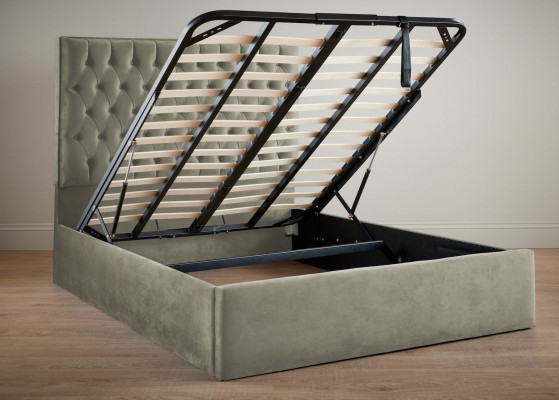 Bett Chesterfield Polsterbett Luxus Doppel Schlafzimmer Designbett Betten Neu