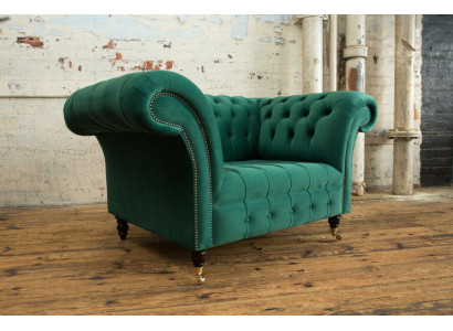 Sofa 1,5 Sitzer Wohnlandschaft Sofas Couch Polster Garnitur Stoff Leder Modern