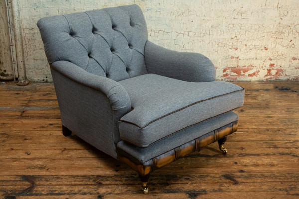 Lounge Ohren Sessel Club Designer Möbel Fernseh Sofa Stuhl Samt Polster Sitz Neu