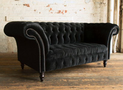 Sofa Zweisitzer Textil Sofas Couch Polster Garnitur Sofagarnitur Dreisitzer Neu