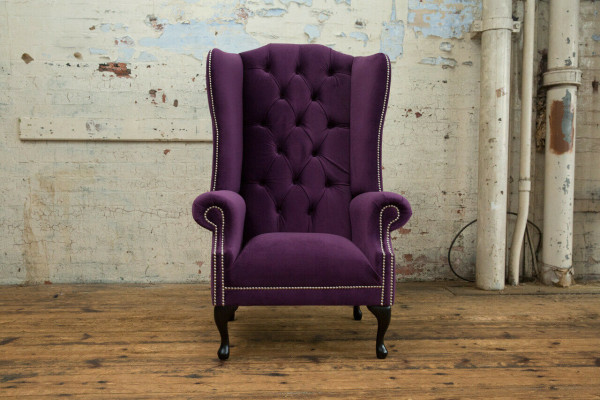 Chesterfield Design Sofa Sessel Couch Polster Luxus Textil Couchen Ohrensessel