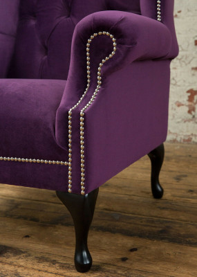 Chesterfield Design Sofa Sessel Couch Polster Luxus Textil Couchen Ohrensessel