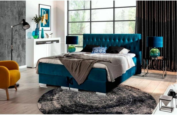Boxspringbett inkls. Matratze Bett Doppel Betten Hotel Polster Schlafzimmer Neu