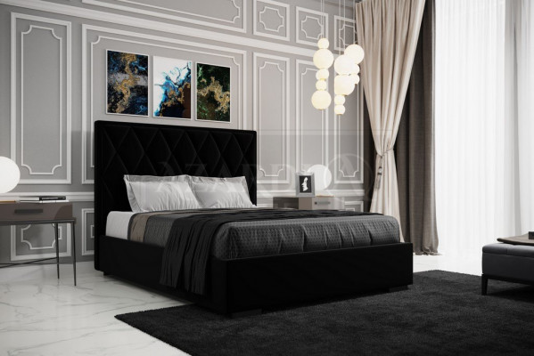 Polsterbett Betten Bett Polster Designer Hotel Doppel Luxus Design 160x200cm Neu