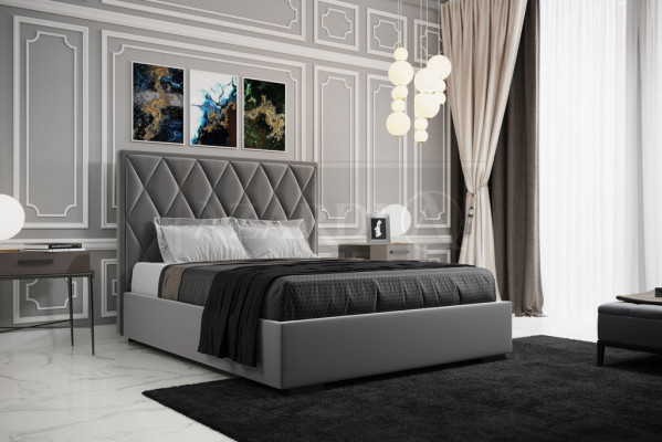 Polsterbett Betten Bett Polster Designer Hotel Doppel Luxus Design 160x200cm Neu