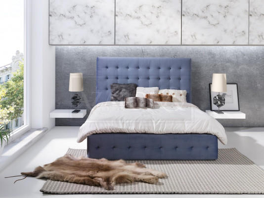 Luxus Schlafzimmer Bett Klassisches Bettgestell Doppel Hotel Betten Graue Möbel