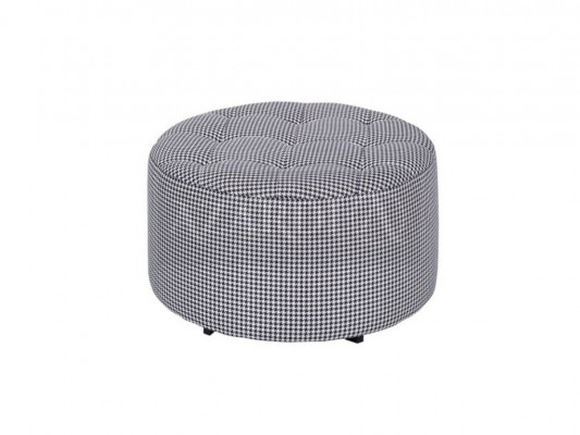 Runde Hocker Design Polster Fußhocker Ottomane Sitz Textil Chaise Lounge Pufa