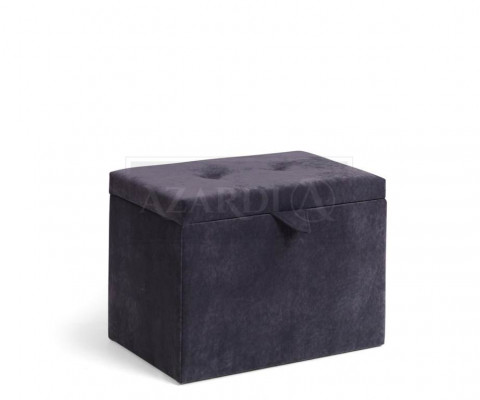 Pouf Fußhocker Ottomane Sitz Hocker Polsterhocker Sitzhocker Edler Truhe Box neu