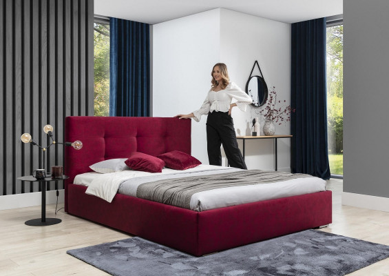 Klassisches Luxus Betten Polster Samt Textil Hochwertiges Schlafzimmer Bett Neu