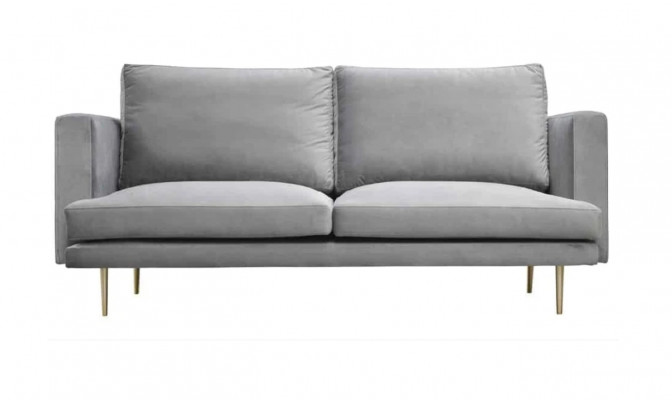 Grau Dreisitzer Sofa Wohnzimmer Design Couchen Polster Sofas Italienische Möbel