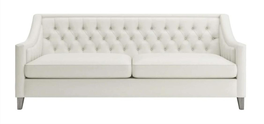 Weiß Kreative Möbel Textil Stoff Wohnzimmer Modern Chesterfield Sofa Dreisitzer