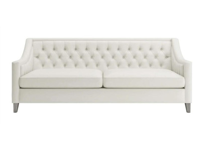 Weiß Kreative Möbel Textil Stoff Wohnzimmer Modern Chesterfield Sofa Dreisitzer