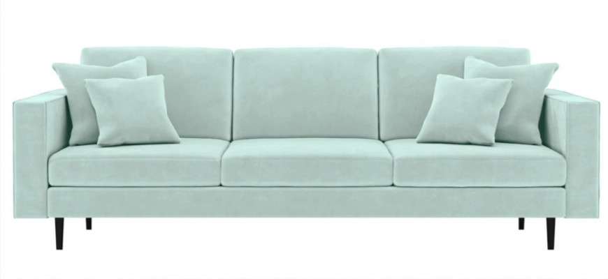 Grüne Stoff Italienische Möbel Wohnzimmer Design Couchen Polster Sofa Sofas xxl