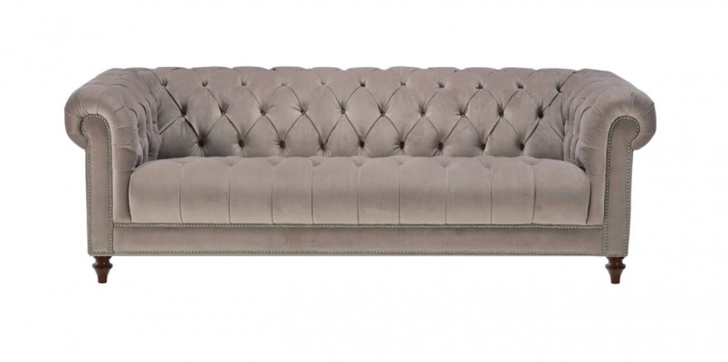 Braun Dreisitzer Stoff Wohnzimmer Design Couchen Polster Sofa Sofas xxl big neu