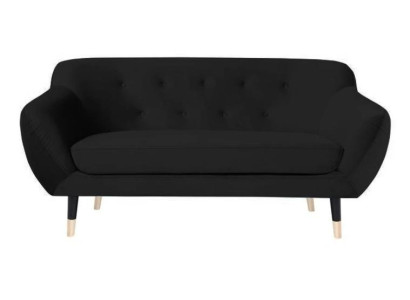 Schwarz Chesterfield Möbel Neu Wohnzimmer Modern Design Sofa Textil Sofas Neu