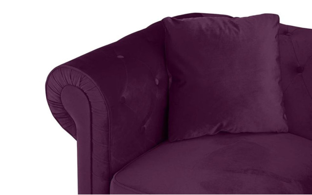 Violett Chesterfield Wohnzimmer Modern Design Couchen Sofa Kreative Möbel Stoff
